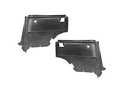 Scott Drake Interior Rear Quarter Trim Panels; ABS Plastic (67-68 Mustang Fastback)