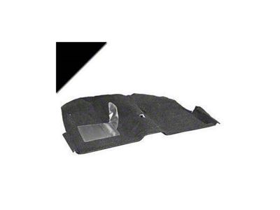 Scott Drake Molded Carpet Kit; Black (71-73 Mustang Coupe)