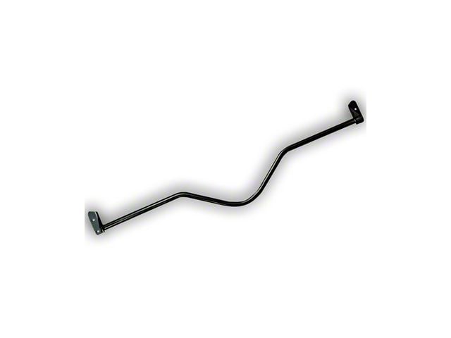 Scott Drake Monte Carlo Bar; Curved; Black (65-66 Mustang)