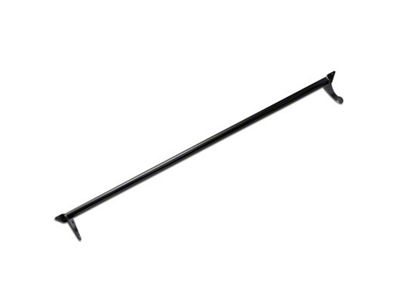 Scott Drake Monte Carlo Bar; Straight; Black (64-66 Mustang)