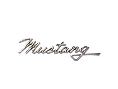 Scott Drake Mustang Script Fender Emblem (1968 Mustang)