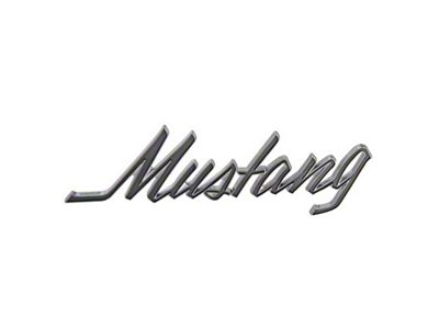 Scott Drake Mustang Script Fender/Trunk Emblem (69-73 Mustang)