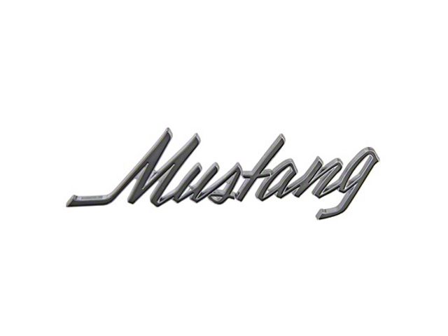 Scott Drake Ecklers Mustang Script Fender/Trunk Emblem C9ZZ-16098-A (69 ...