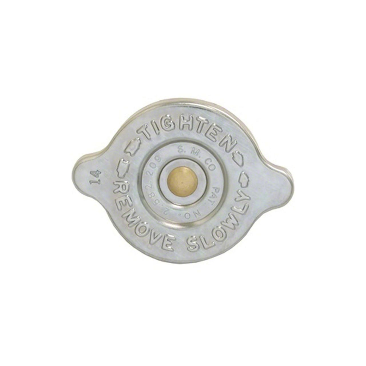 Scott Drake Ecklers Radiator Cap; Zinc C5ZZ-8100-A (64-66 Mustang)
