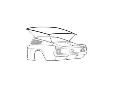 Scott Drake Rear Window Seal (67-68 Mustang Fastback)