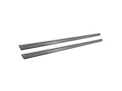 Scott Drake Rocker Moldings; Polished (64-66 Mustang)