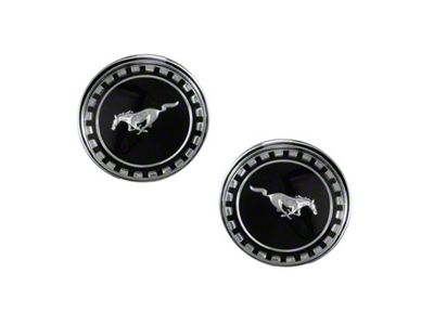 Scott Drake Roof Pillar Running Horse Ornaments (69-70 Mustang Sportsroof)