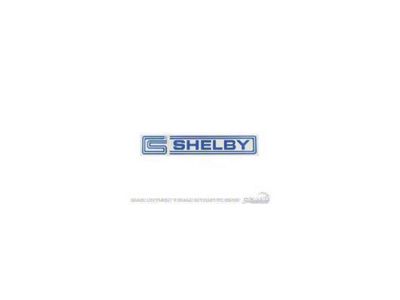 Scott Drake Shelby Decal; 1-5/8 x 7-1/4-Inch (Universal; Some Adaptation May Be Required)