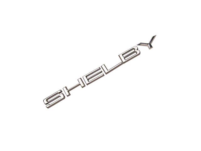 Scott Drake Ecklers Shelby Lettering Emblem; Chrome S8MS-16606-A-E ...