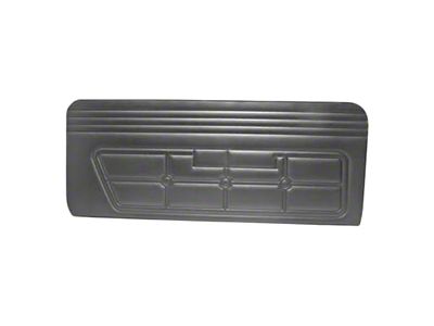 Scott Drake Standard Interior Door Panels; Black (71-73 Mustang)