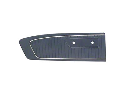 Scott Drake Standard Interior Door Panels; Blue (64-65 Mustang)