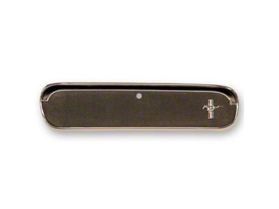 Scott Drake Standard Interior Glove Box Door; Black (1965 Mustang GT)