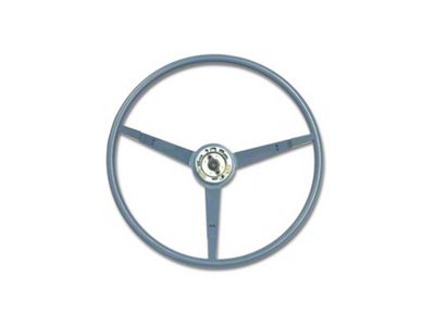 Scott Drake Standard Steering Wheel; Light Blue (1966 Mustang)