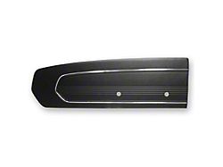 Scott Drake Standrad Interior Door Panels; Black (1967 Mustang)