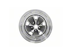 Scott Drake Styled Steel Argent and Black Wheel; 15x8 (64-73 Mustang)