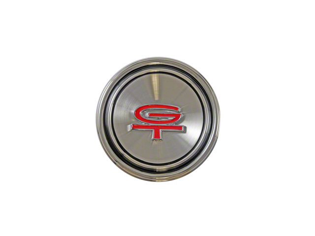 Scott Drake Styled Steel Wheel Hub Cap with GT Logo (68-69 Mustang)