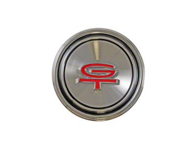 Scott Drake Styled Steel Wheel Hub Cap with GT Logo (68-69 Mustang)