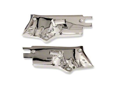 Scott Drake Sun Visor Brackets with Pivot Assembly (64-66 Mustang Convertible)