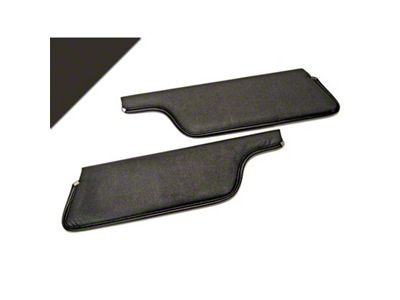 Scott Drake Sun Visors; Black (69-70 Mustang Coupe, Sportsroof)