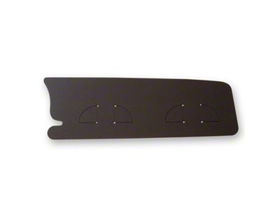 Scott Drake Trunk Filler Board; Black Chipboard (67-68 Mustang)