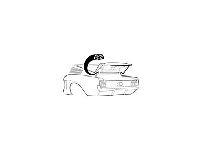 Scott Drake Trunk Seal (67-68 Mustang Fastback)