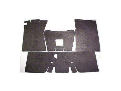 Scott Drake Underlayment Heat Barrier and Sound Deadening Mat; 4-Piece Set (64-73 Mustang)