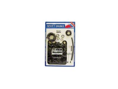 Scott Drake Windshield Washer Deluxe Kit (64-65 Mustang)
