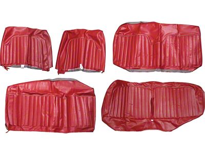 Seat Cover, Front Bench, Red, 1963 Falcon Futura and SprintConvertible