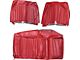 Seat Cover, Front Bench, Red, 1963 Falcon Futura and SprintConvertible