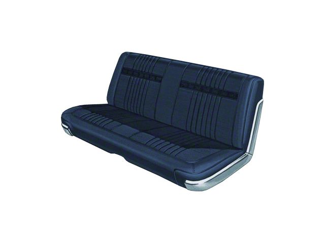 Seat Cover - Front Bench Seat Only - Ford Galaxie 500 2 Door Hardtop - Blue 154