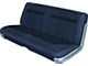 Seat Cover - Front Bench Seat Only - Ford Galaxie 500 2 Door Hardtop - Blue 154