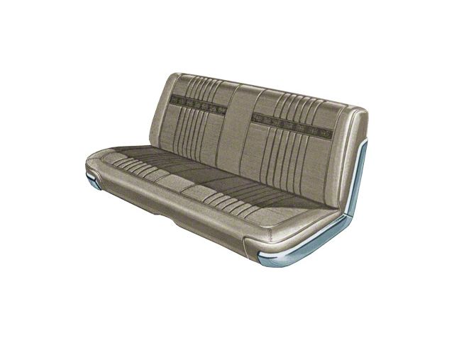 Seat Cover - Front Bench Seat Only - Ford Galaxie 500 2 Door Hardtop - Parchment 161