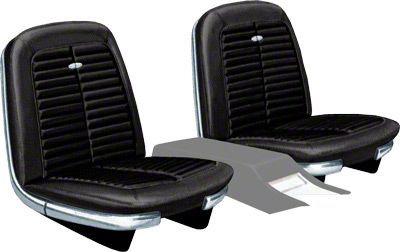 Ecklers Bucket Seat Covers/ Black/ 64 Galaxie 500xl