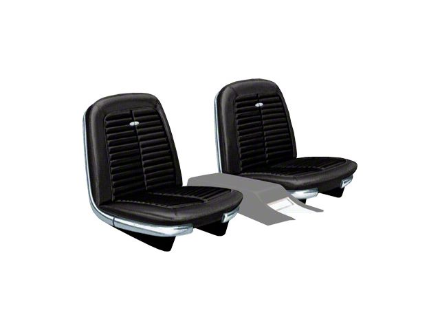 Seat Covers - Front Buckets Only - Ford Galaxie 500 XL - Black 60S
