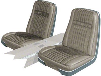Seat Covers - Front Buckets Only - Parchment 161 (1967 Galaxie)