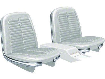 Seat Covers - Front Buckets Only - Pearl White 151 (1964 Galaxie)