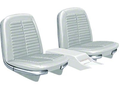 Seat Covers - Front Buckets Only - Ford Galaxie 500 XL - Pearl White 151