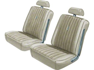 Full Set/ Front Buckets & Rear Bench/ White