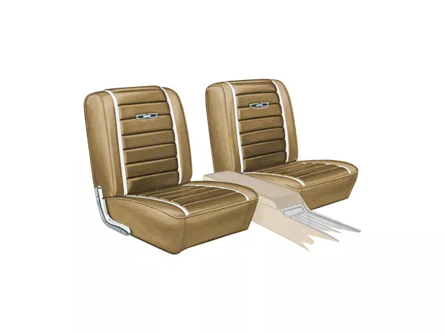 Seat Covers - Pair Of Front Bucket - Fairlane Sports Coupe - Palomino L-2288