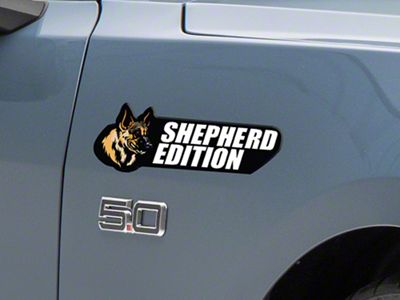 SEC10 Domed Dog Breed Decal; German Shepherd (Universal; Some Adaptation May Be Required)