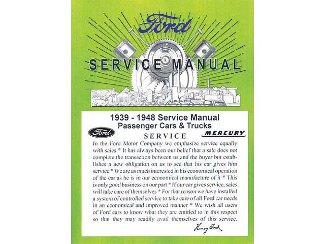 Service Manual - 475 Pages - Ford & Mercury