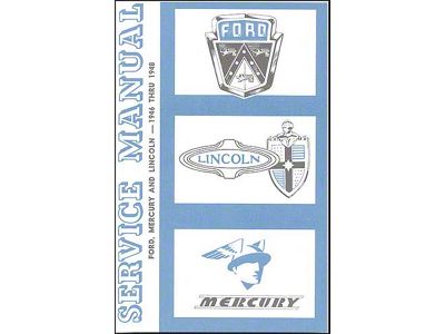 Service Manual - Ford, Mercury & Lincoln - 256 Pages
