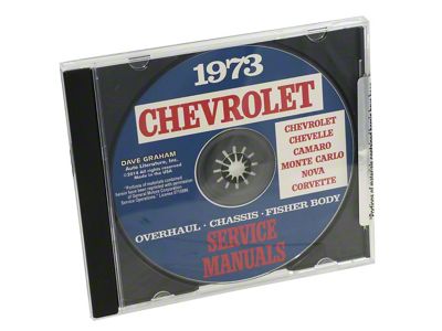 1973 Full Size Chevy Overhaul/Chassis/Body Service Manuals (CD-ROM)