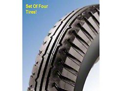 Set Of Four Tires, 4.50 X 21 Blackwall, Firestone Brand