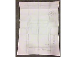 Shaker Hood Cutout Template, Fairlane, Ranchero, Torino, 1970-1971