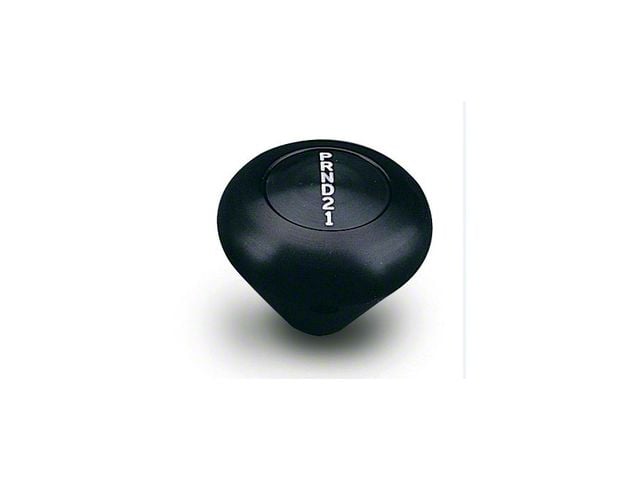 Shift Knob, Lokar, Black Anodized Aluminum, Mushroom Shape, 4-Speed, GM 700R4/200R4/4L80/4L80E/4L60/4L60E Automatic Transmission