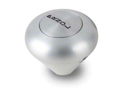 Shift Knob, Lokar, Brushed Aluminum, Mushroom Shape, GM Powerglide Automatic Transmission