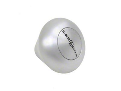 Shift Knob, Lokar, Brushed Aluminum, Mushroom Shape, 4-Speed, GM 700R4/200R4/4L80/4L80E/4L60/4L60E Automatic Transmission