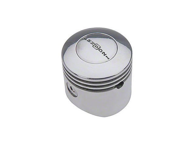 Shift Knob, Lokar, Polished Aluminum, Piston Style, 4-Speed, for GM 700R4/200R4/4L80/4L80E/4L60/4L60E Automatic Transmission