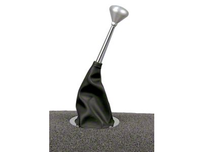 Shifter Boot, Hot Rod, With Stainless Ring, Lokar (55-57 Chevy Bel Air; 55-57 Chevy 150; 55-57 Chevy 210; 55-57 Chevy Nomad)